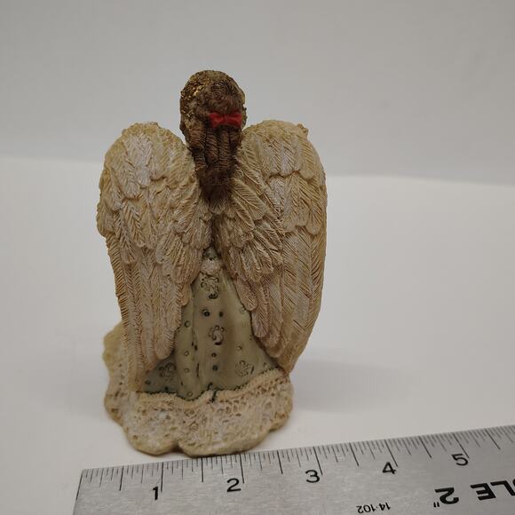 Angel Figuring Vintage 90s Approx 5" "Music and Grace Crimson" Red United Design - Picture 6 of 10